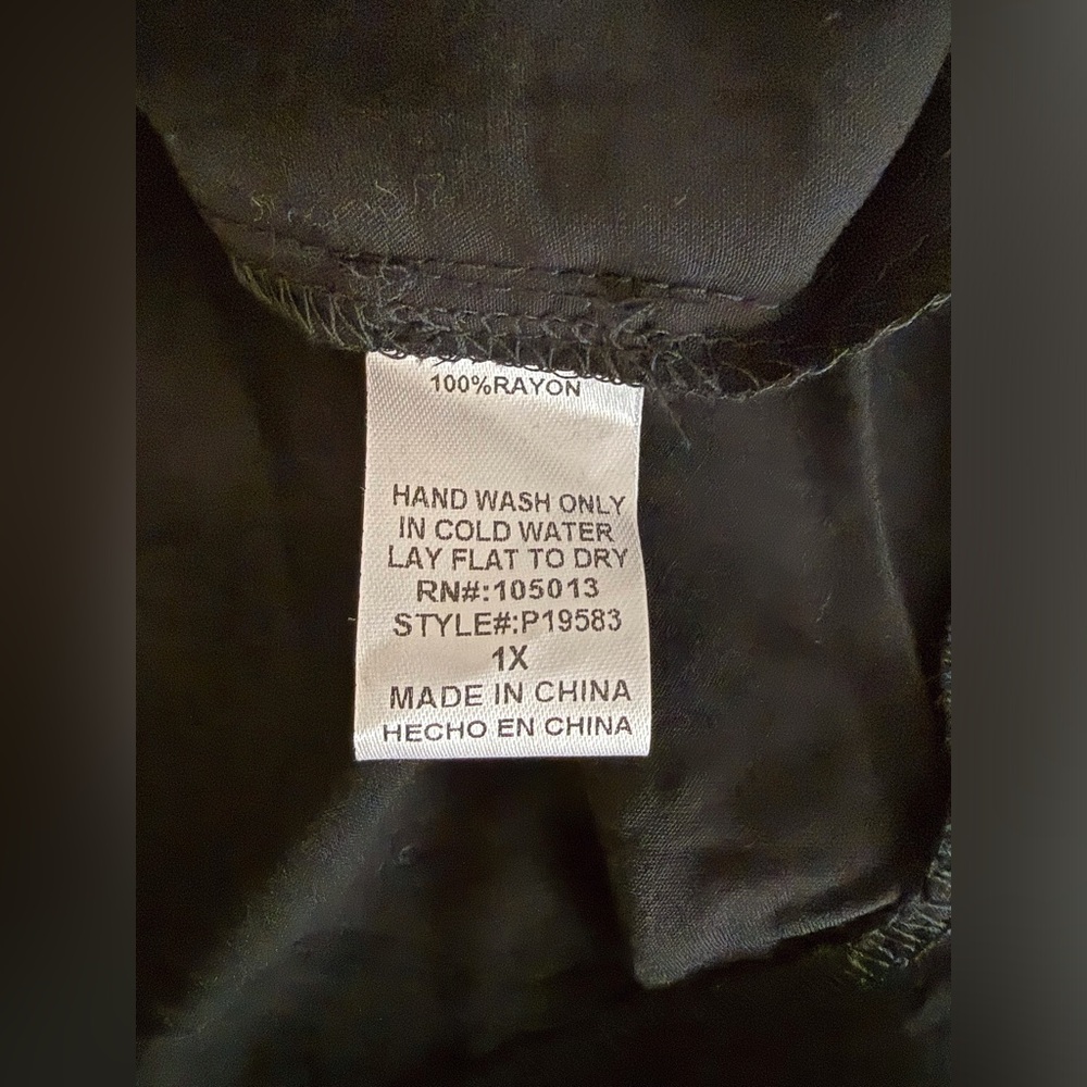Savanna Jane Black Jacket Sz 1X - Picture 4 of 5